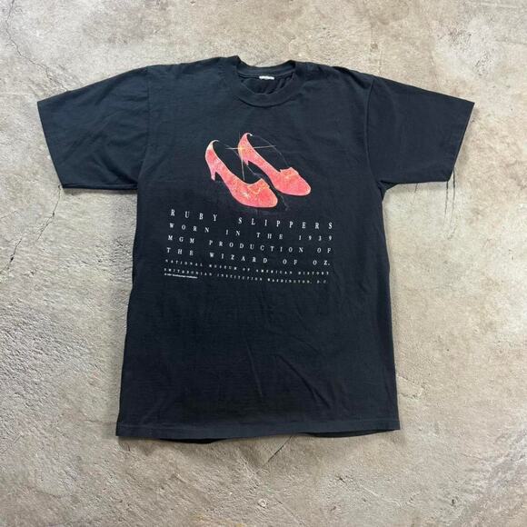 Vintage VTG 90’s Smithsonian Museum Wizard Of Oz Single Stitch Graphic T-Shirt - Picture 1 of 8